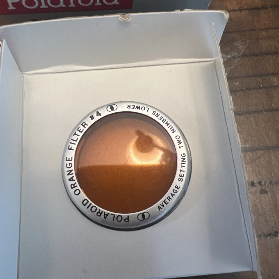 POLAROID NON POLARIZING 546 ORANGE FILTER #4 for Polaroid Land Cameras - Image 2 of 4