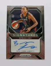 2021 Panini WNBA Prizm Betnijah Laney New York Liberty Signatures Auto Autograph