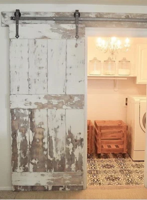 Timber Sliding Barn Doors Tracks Reclaimed Vintage Old Hand Made