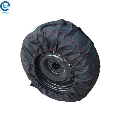 New Package Of 4 Black With Black Handle 600D For 22“-31” Tyre Bags Tyre - Picture 8 of 19