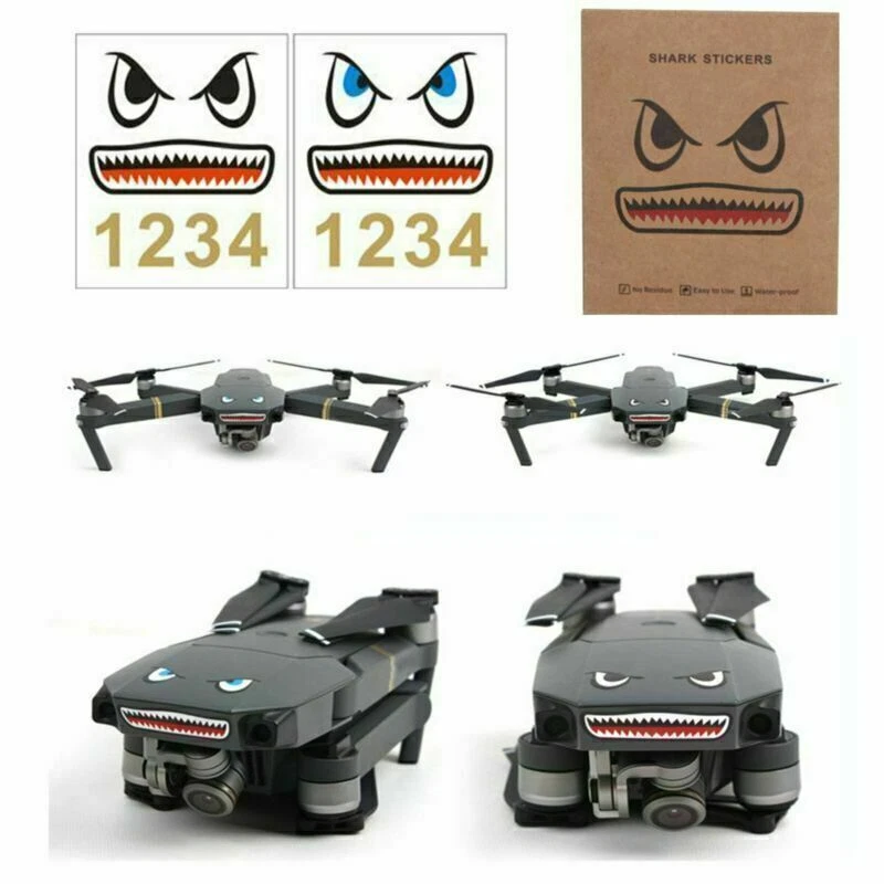 For DJI Mavic Pro/AIR/Spark Drone CarbonFiber Decal Sticker Skin Wrap Decoration - Image 2 of 4