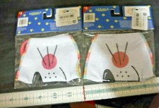 Lot of 2, Legacy Kid's Reusable Cat face masks NWT