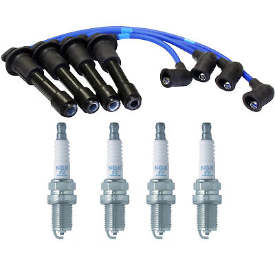#ad Tune Up Kit NGK Engine Spark Plugs amp; Denso Ignition Wire Set for Mazda Miata $63.95
