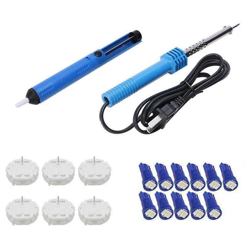 Gauge Instrument Soldering Iron Cluster Repair Kit Stepper Motor 168 Tool +Bulb - Image 3 of 4