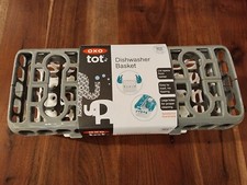 OXO TOT Dishwasher Basket for Bottle Parts  Accessories, Teal. Brand New   