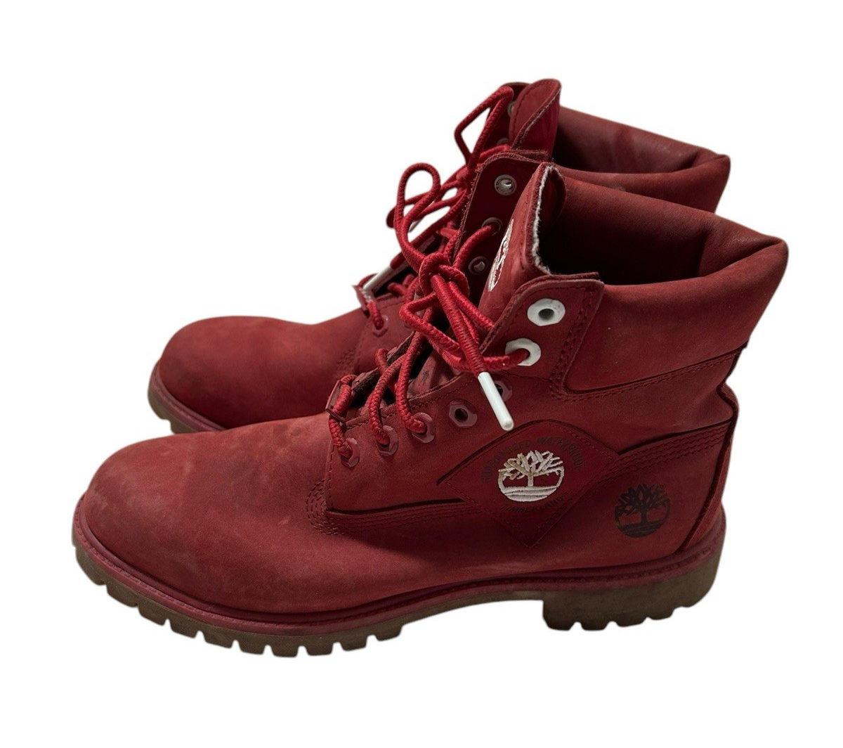 Timberland Boots Red Boots Size 10 Timberland 6-Inch Waterproof