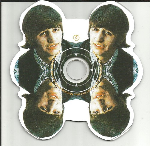 the beatles ringo starr rare interview actual shaped cd only