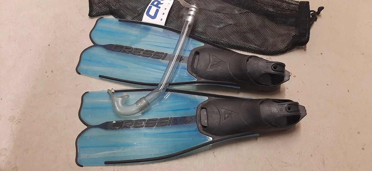 Cressi Flossen Set, Gr. 39-40, Schnorchel, Schwimmflossen, Taucherflossen