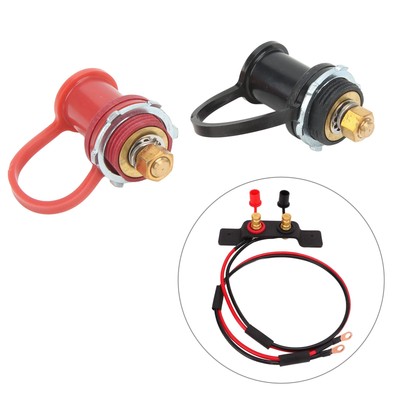 2Pcs Battery Terminals Charging Post Power Supply Connector Junction Post Kit