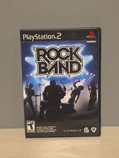 Rock Band PS2 (Sony PlayStation 2, 2007) Complete CIB with Manual