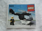 Lego 645 Police Helicopter 1979 Instruction Booklet Classic Town