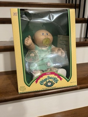 Rare- Cabbagepatch Kids - Hans Linus - 1985 In Original Box Bald