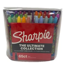 Sharpie The Ultimate Collection Fine Permanent Markers, 65ct 2178402 Special Box