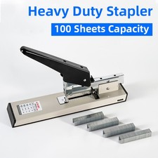 100 Sheets Capacity Heavy Duty Large Stapler with 1000 Staples for Office School