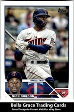 2023 Topps #357 Nick Gordon Minnesota Twins MLB Baseball