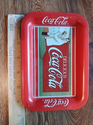 Vintage 1989 Small Coke Brand Tray 
