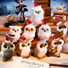 1 pieza Hedwig Owl Hedwig Bird Peluche Muñeca Colgante Adornos Decorar