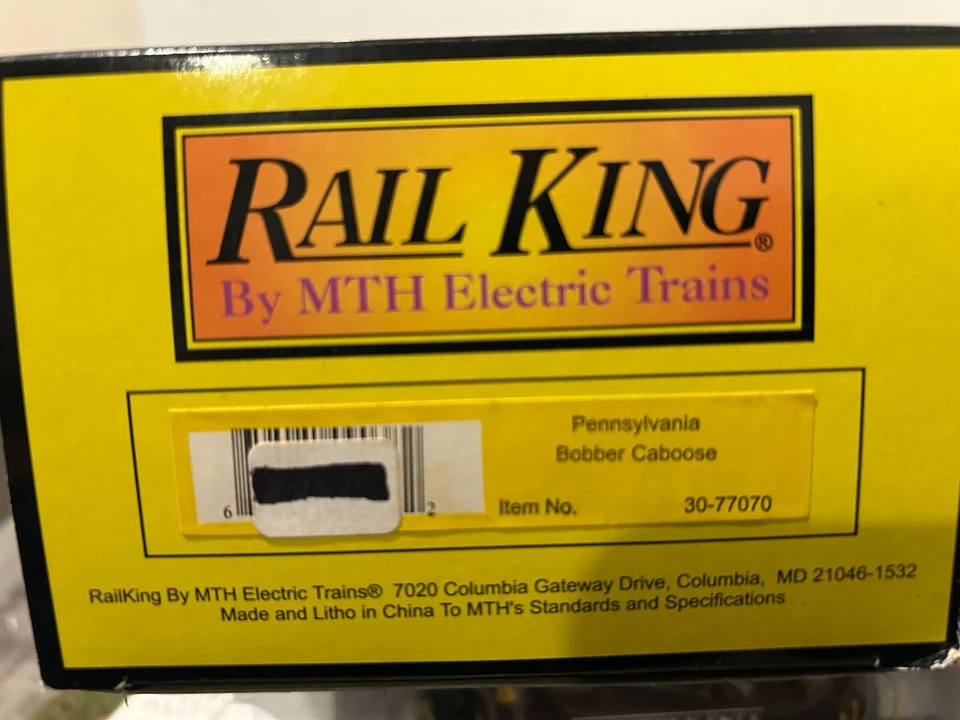 MTH 30-77070 Pennsylvania Railroad Bobber Caboose NIB - Image 3 of 3
