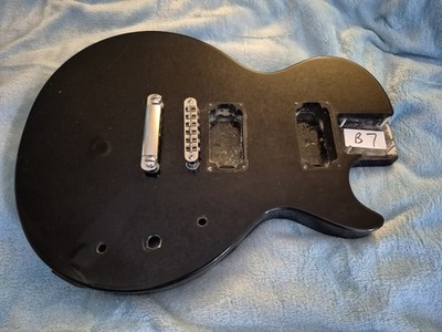 Epiphone By Gibson Les Paul Special II Electric Guitar Body Ebony Black + Bridge