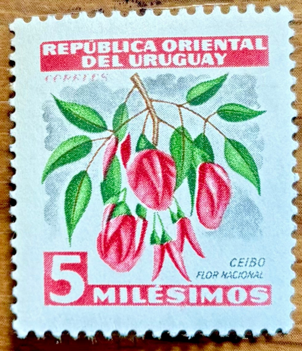 Single Uruguay Stamp. Mint
