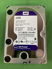 WD Purple 4TB Surveillance HDD WD40PURX 3.5” SATA 100% Health