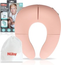 Folding Potty Seat and Bag - Toddler Travel Essential - Travel Toilet Seat for