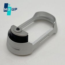 Flared Magwell For Glock 43X/48 MOS Anodized Finish Silver Color