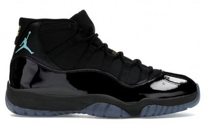 Men's Size 13 Nike Air Jordan 11 Retro Black Gamma Blue CT8012-047