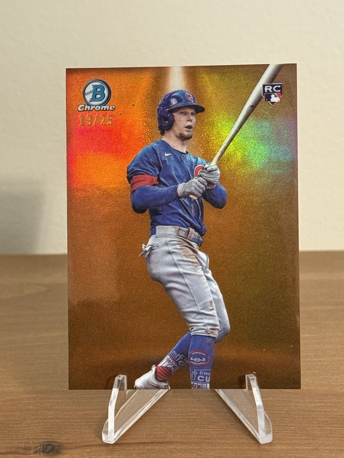2024 Bowman Chrome Pete Crow-Armstrong Rookie Spotlights Orange /25 #BS-13 Cubs