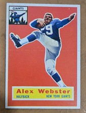 1956 Topps - Alex Webster #5 (RC)