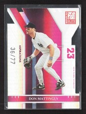 2004 Donruss Elite Don Mattingly #185 Aspirations /77 Yankees TV7393