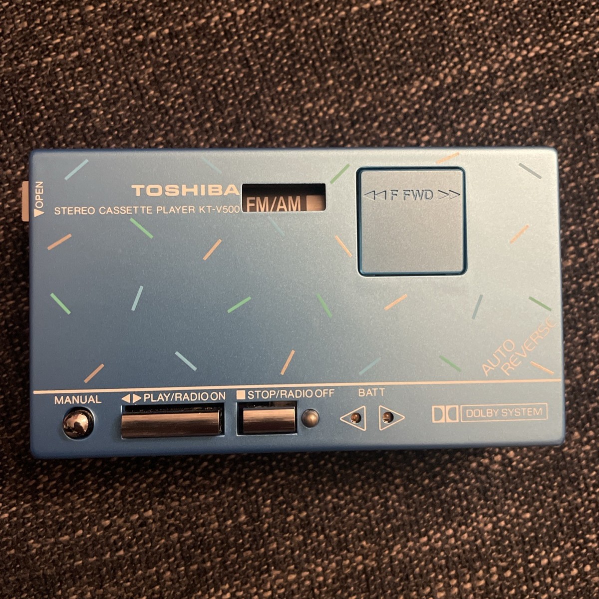 Toshiba KT V 500 untested/ surface looks great with few marks | eBay