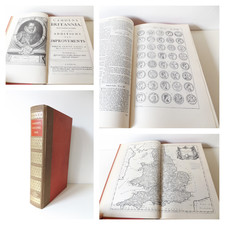 1971 CAMDEN'S BRITANNIA 1695 by EDMUND GIBSON Geography MAPS Folio FACSIMILE