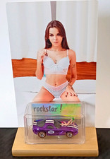 Hot Wheels 2003 Dodge Viper Srt10 164 Purplewhite Stripes Custom Diorama Hot Wheels 2003 Dodge Viper Srt10 164 Purplewhite Stripes Custom Diorama