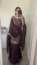 Bollywood Designer Pakistani Salwar kameez Party Wear Indian Dress Wedding Suit