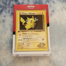 Lt. Surge's Pikachu 81/132 1st Ed Gym Heroes English (2000) Collectable Pikachu. on eBay