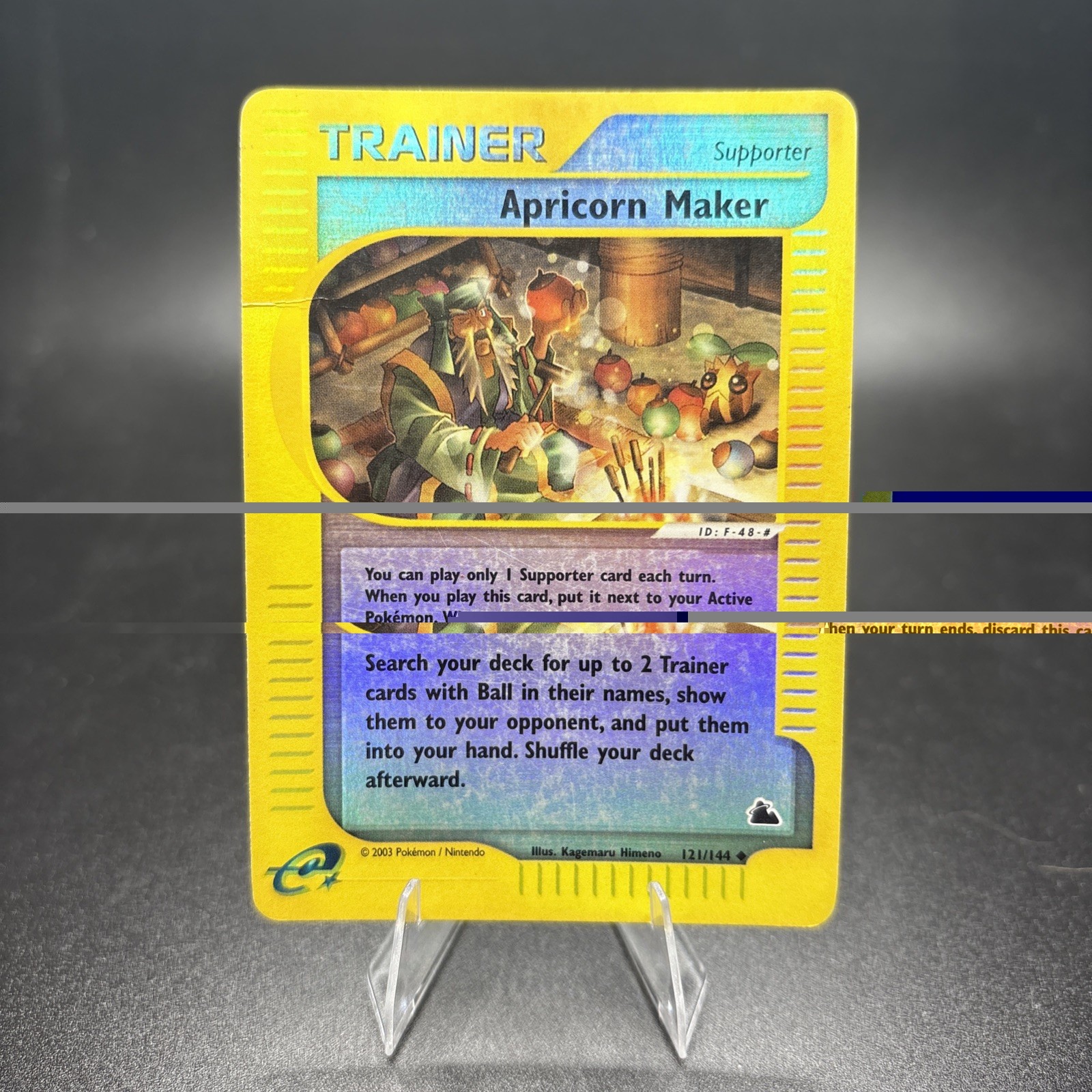 Pokemon Vintage Card - Apricorn Maker Skyridge 121/144 Uncommon Reverse Holo -g