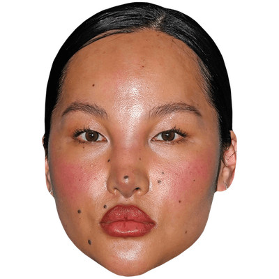 Tsunaina Limbu (Make Up) Celebrity Mask, Flat Card Face, Fancy Dress Mask