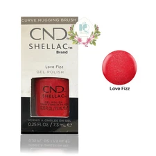 CND Shellac UV Gel Polish 0.25 oz NIB Love Fizz