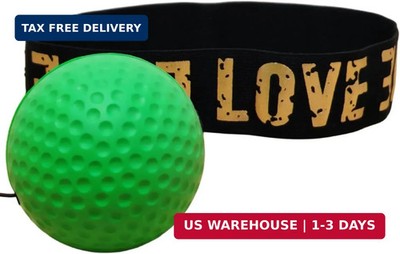Sports Reaction Ball Boxing Reaction Training Ball, PU Reflex Ball Head-Mounted
