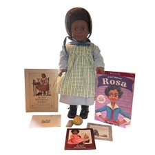 American Girl Addy Walker Doll Pleasant Company, original box work dress  apron