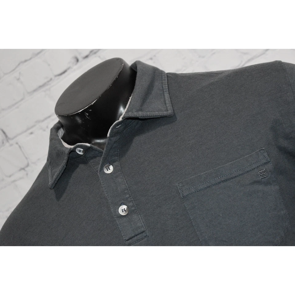 Camisa de golf Free Fly para hombre talla XL mezcla de bambú rendimiento azul  Foto 2 de 4