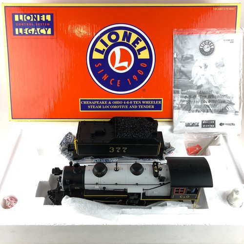 Lionel Legacy C&O 4-6-0 Ten Wheeler Dampflok 6-11156 Spur O Sound Rauch | Zustand: New
