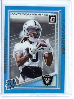Dont'e Thornton Jr. Aqua Rookie /349 2025 Donruss Optic #279