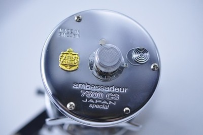 Abu Garcia Ambassadeur 7500C3 Chrome Japan Spceial BaitCasting