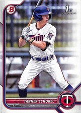2022 Bowman Draft #BD-28 Tanner Schobel Minnesota Twins 1st Bowman