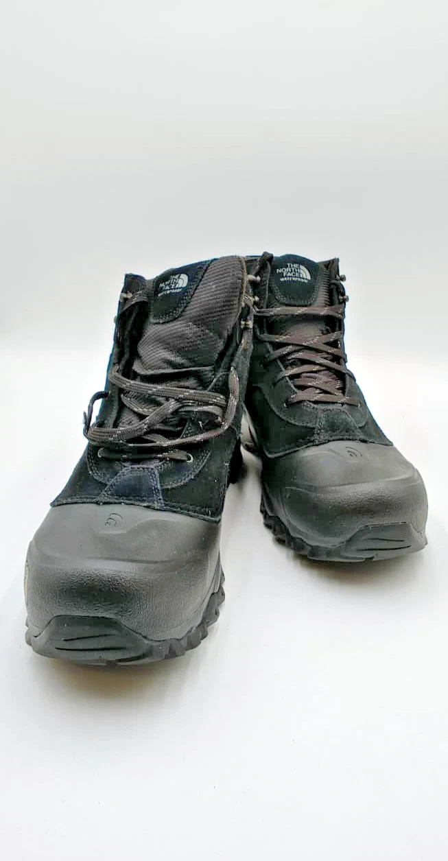 The North face black waterproof winter boots size 14 men