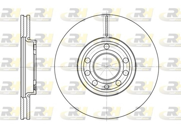 2X Roadhouse Bremsscheibe 6689.10 FüR Vectra Z02 Opel Saab CC YS3F 284,7Mm Z03-image