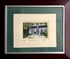 Hemingway House, Key West. Color Photo. Signed, Matted & Framed By Don Sullivan