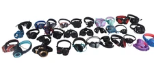 Lot of 32 Wired Different Brands Headphones - Free Shipping.